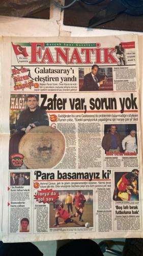 FANATİK SPOR GAZETESİ - TURKISH NEWSPAPER - DOĞUM GÜNÜ HEDİYESİ  - EKSİKSİZ TAM TAKIM GAZETE - 8 NİSAN 1999 - SAYI:1236 - GHEORGHE HAGI - RÜŞTÜ - FELDKAMP - KALLİ - MILNE - SULEYMAN SEBA - ALPAY - FAHRİ CÜROĞLU - AFFAN KEÇECİ - MEHMET ALİ CANBEK - ALİ ŞEN - DAUM - FARUK SÜREN - EREL DEMİRKOL - MEHMET CANSUN - SÜLEYMAN KARA - TUGAY - - BEŞİKTAŞ HAFİFE ALINMAZ - SEÇİM 1. LİGİ ÖNE KAYDIRDI - KUPA YARI FİNAL HEYECANI - GALATASARAYLI KIZLAR ÜÇÜNCÜLÜK PEŞİNDE - KALBİMİZ SİZİNLE RÜŞTÜ - BOMBA GİBİ PATLADI - YÜZMEDE EV SAHİBİ İSTANBUL - AVUSTURYA’DA BARİÇ SESLERİ - NAİM: MECLİS’İ BİLE KALDIRIRIM - BURUK KAPTAN - FELDKAMP’TAN TATLI SERT UYARI - MİLNE: FUTBOL BİR EĞLENCEDİR - SEBA MORAL VERDİ - ALİ ŞEN’E GÖRE ÇÖZÜM DAUM - FENER’İ STRES BİTİRDİ - SÜREN’DEN ‘SUS’ EMRİ - GALATASARAY’I ELEŞTİREN YANDI - KAPILAR KAPANIYOR - KONUŞMAK YASAK - HAGI: ZAFER VAR SORUN YOK - BEREKET SOFRASI - RUMENLERİN BARIŞ ÇABASI - BABA TERİM BAKIMDA - PARA BASAMAYIZ Kİ - FLORYA’DA GOL ŞOV - PAHALI BİR HOBİ - HASTANE DEĞ