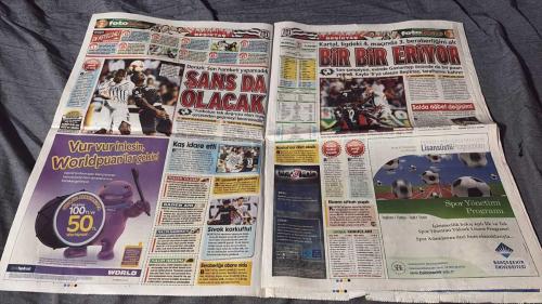 PAS FOTOMAÇ -FUTBOL GAZETESİ -TURKISH NEWSPAPER - DOĞUM GÜNÜ HEDİYESİ  - TAM TAKIM EKSİKSİZ GAZETE   29 AĞUSTOS - 2009 -VUR VUR İNLESİN, WORLDPUAN'LAR GELSİN - DENİZLİ: SON HAREKETİ YAPAMADIK - ŞANS DA OLACAK - BİR BİR ERİYOR - SOLDA NÖBET DEĞİŞİMİ - HAKAN KALEYİ KAPATTI - SERDAR O SEVGİ - KAŞ İDARE ETTİ - KARTAL'DA DÖRT EKSİK - SİVOK KORKUTTU - BERABERLİĞE ABONE OLDU - EKREM SİFTAH YAPTI - BU GRUPLARDAN GÜLE OYNAYA ÇIKARIZ - BEŞİKTAŞLILAR TABATA POSTERİNİZ YARIN FOTOMAÇ'TAN HEDİYE - YETERSİZLİK - UÇURACAĞIM - NİHAT'IN TEK EKSİĞİ SANA - GÖZLERİMİZ FORVET ARADI - YILDIZLARI PARÇALADI - PATİYO ANTALYA YOLUNDA - İTİRAZIM VAR - KUPALAR İZMİR'E - KARTAL ZİRVEDE - UFUK'TA GERİ SAYIM BAŞLADI - FORVET YOKSA GOL DE YOK - HİNDİ GEYİĞİ - KARTAL İNÖNÜ'YÜ ÖZLEMİŞ - DENİZLİ'YE DOĞRU - PROVOKATÖRLERİN NEDEN OLDUĞU CEZA HAK ETTİĞİMİZDEN ÇOK - RODRIGO TABATA - METE DÜREN - SELES - ZAFER ERTEM - ROONEY - REÇEP ÇETİN - GÖKHAN DİNÇ - TERİM - KAMİL DUA - HASAGIC - BARBOSA - NEUMBU - SERHAT - TANER -