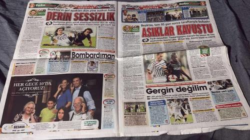 PAS FOTOMAÇ -FUTBOL GAZETESİ -TURKISH NEWSPAPER - DOĞUM GÜNÜ HEDİYESİ  - TAM TAKIM EKSİKSİZ GAZETE   29 AĞUSTOS - 2009 -VUR VUR İNLESİN, WORLDPUAN'LAR GELSİN - DENİZLİ: SON HAREKETİ YAPAMADIK - ŞANS DA OLACAK - BİR BİR ERİYOR - SOLDA NÖBET DEĞİŞİMİ - HAKAN KALEYİ KAPATTI - SERDAR O SEVGİ - KAŞ İDARE ETTİ - KARTAL'DA DÖRT EKSİK - SİVOK KORKUTTU - BERABERLİĞE ABONE OLDU - EKREM SİFTAH YAPTI - BU GRUPLARDAN GÜLE OYNAYA ÇIKARIZ - BEŞİKTAŞLILAR TABATA POSTERİNİZ YARIN FOTOMAÇ'TAN HEDİYE - YETERSİZLİK - UÇURACAĞIM - NİHAT'IN TEK EKSİĞİ SANA - GÖZLERİMİZ FORVET ARADI - YILDIZLARI PARÇALADI - PATİYO ANTALYA YOLUNDA - İTİRAZIM VAR - KUPALAR İZMİR'E - KARTAL ZİRVEDE - UFUK'TA GERİ SAYIM BAŞLADI - FORVET YOKSA GOL DE YOK - HİNDİ GEYİĞİ - KARTAL İNÖNÜ'YÜ ÖZLEMİŞ - DENİZLİ'YE DOĞRU - PROVOKATÖRLERİN NEDEN OLDUĞU CEZA HAK ETTİĞİMİZDEN ÇOK - RODRIGO TABATA - METE DÜREN - SELES - ZAFER ERTEM - ROONEY - REÇEP ÇETİN - GÖKHAN DİNÇ - TERİM - KAMİL DUA - HASAGIC - BARBOSA - NEUMBU - SERHAT - TANER -