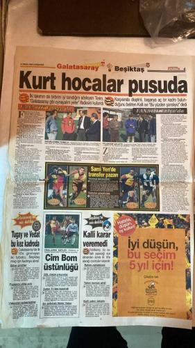 FANATİK SPOR GAZETESİ - TURKISH NEWSPAPER - DOĞUM GÜNÜ HEDİYESİ  - EKSİKSİZ TAM TAKIM GAZETE - 14 NİSAN 1999 - SAYI:1242 - TAFFAREL - FATİH TERİM - BÜLENT - HAKAN ŞÜKÜR - ÜMİT - OKAN - SUAT - EMRE - HAGİ - ARİF - FEVZİ - SAVAŞ - ALİ EREN - ERTUĞRUL - SELLAMİ - YASİN - MUTLU - MEHMET - AMOKACHI - OKTAY - MUHİTTİN BOSA - HÜSEYİN DARICI - FAHİR ERSOY - BALİÇ - MOLDOVAN - MEHMET - RÜŞTÜ - UCHE - METİN - MOSHOEU - YUSUF DURSUN - ALİ TALİP ÖZDEMİR - - KUPA FİNALİ GALATASARAY-BEŞİKTAŞ - GALATASARAY BİRAZ FARKLI - HEDEFİMİZE YÜRÜYORUZ - GALATASARAY İSTEDİĞİNİ ALDI - SON TAKTİK - BEŞİKTAŞ’IN KOZLARI - HAKAN ŞÜKÜR: KAZANACAĞIZ - BALİÇ VE MOLDOVAN YARIŞI - FENER’İN KIZLARI CİM BOM’U DAĞITTI - LÖW DENİZ’İ İSTEDİ - OKULLARA GİTTİK - KANARYA’NIN SALONU VAR - RÜŞTÜ YENİ SAYFA AÇTI - UCHE SEÇİMLERDE OY KULLANAMIYOR - METİN DÜSSELDORF’TA GÜÇ TOPLAYACAK - FENER’DE TEMPO DÜŞTÜ - MOSHOEU’NİN HEDEFİ 50. GOL - TRABZON ENGELİNİ AŞTILAR - GENÇLER SON ANDA 2-1 - BİLET FİYATLARI UCUZLATILDI - - GALATASARAY 2-0
