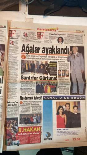 FANATİK SPOR GAZETESİ - TURKISH NEWSPAPER - DOĞUM GÜNÜ HEDİYESİ  - EKSİKSİZ TAM TAKIM GAZETE - 16 NİSAN 1999 - SAYI:1244 - NECMİ PEREKLİ - MEHMET TAN - NACİ YALINKILIÇ - FATİH TERİM - ERDAL KESER - AYHAN YILDIZ - MICHAEL ZORDUN - FELDKAMP - KALLİ - LÖW - MİLNE - NAİM SÜLEYMANOĞLU - HALİL MUTLU - HASAN - HAKAN ŞÜKÜR - OKAN - POPOESCU - EROL DEMİRKOL - AGON ERZEN - - TRABZONSPOR’A SOĞUK DUŞ - KARABÜK ZÜKÜLMEDİ - KARABÜK OYNADI TRABZON BAKTI - TALİHİ YAVER OLANIN - PAMUK VE DEMİR HİKAYESİ - FATİH SCHALKE YOLUNDA - TEKLİFE EVET DEDİ - TERİM RAZI DEĞİL - DORTMUND’TAN KANCA - FELDKAMP HİÇ BEĞENMİYOR - FENERBAHÇE ‘AF’ MAÇINA ÇIKIYOR - CİM BOM’UN KIZLARI GÜLDÜ - BEŞİKTAŞ-P.KARŞIYAKA 68-64 - VANSPOR-İST.BELEDİYE 1-0 - HALİL DÜNYAYA MEYDAN OKUDU - SERBESTTE HAYAL KIRIKLIĞI - TANKÇI HASAN’I TAHKİM EZDİ - OKAN VİTRİNE KONDU - HAKAN ŞÜKÜR’DEN REST - SERT AMA ŞEFKATLİ HAGİ - RÖVANŞI DA İZLEYECEK - HAKAN GEÇEN SENEYİ OYNADI - ERTUĞRUL’U AŞAMADI - GÖZE GELİYORUZ - PRİMLER ÖDENMİYOR - POPOESCU İYİLEŞEM