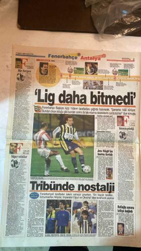 FANATİK SPOR GAZETESİ - TURKISH NEWSPAPER - DOĞUM GÜNÜ HEDİYESİ  - EKSİKSİZ TAM TAKIM GAZETE - 17 NİSAN 1999 - SAYI:1245 - UCHE - TAYFUN - GUINTCHEV - BALİÇ - MOSHOEU - OLĞUN - YUSUF DURSUN - NECMİ PEREKLİ - MEHMET TAN - NACİ YALINKILIÇ - FATİH TERİM - ERDAL KESER - AYHAN YILDIZ - MICHAEL ZORDUN - FELDKAMP - KALLİ - LÖW - MİLNE - NAİM SÜLEYMANOĞLU - HALİL MUTLU - HASAN ŞAŞ - POPOESCU - BURHAN USLU - BÜNYAMİN OSMAN - ALİ TALİP ÖZDEMİR - FARUK SÜREN - BURAK ELMAS - EROL DEMİRKOL - BÜLENT ÜNDER - - ANTALYASPOR KADIKÖY’DE TUŞ - FENER GÖNÜL ALDI - MOSHOEU YILDIZLAŞTI - BALİÇ HAKAN ŞÜKÜR’Ü YAKALADI - MİNDERDE ÜÇ MADALYA ŞANSI - POTADA CİM BOM ÇEYREK FİNALE ÇIKTI - GORDON’U TAZMİNAT KURTARIYOR - POPESCU’NUN İTİRAFI - BÜKREŞ’İ KARIŞTIRDI - ASLAN’A TON MENÜSÜ - HAGİ UYARILDI - HASAN KIŞLAYA GİRDİ - GALATASARAY’A ÖZLEM - KAPLAN’LA YENİDEN - - FENERBAHÇE 3-1 ANTALYASPOR - GALATASARAY 5-0 DARDANELSPOR - ADANASPOR 0-0 BEŞİKTAŞ - ERZURUMSPOR 3-1 GAZİANTEPSPOR - KAYSERİSPOR 3-0 AYDINSPOR - BEŞİKTAŞ 6