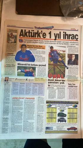 FANATİK SPOR GAZETESİ - TURKISH NEWSPAPER - DOĞUM GÜNÜ HEDİYESİ  - EKSİKSİZ TAM TAKIM GAZETE - 18 NİSAN 1999 - SAYI:1246 - ÜMİT - ARİF - OKAN - TAMER - BÜLENT - TOLUNAY - HAKAN ŞÜKÜR - ŞİFO MEHMET - GÜVEN TANER - MEHMET GENÇ - YUSUF DURSUN - CEMEN ABURAGİ - FATİH TERİM - KALLİ - ERTUĞRUL - AMOKACHI - - CİM BOM BEŞİNCİ VİTESTE - DURAN TOPLAR ZORLANMADI - MUHTEŞEM ARİF 3 KEZ PATLADI - KARTAL MEHMET’İN SIRTINDA - BEŞİKTAŞ KAPTANI ALİ ASUM - KARTAL’DAN SICAK TAKİP - KAPALI DEFANS ZORLADI - KALLİ’NİN ELİ DEĞİNCE - HEM LİG HEM KUPA - KALEDE ATAKAN - - GALATASARAY 5-2 ÇANAKKALE DARDANEL - BEŞİKTAŞ 1-0 ADANASPOR - FENERBAHÇE 66-49 GALATASARAY (BAYAN BASKETBOL) - ALTAY 3-0 İSTANBULSPOR - ERZURUMSPOR 2-1 GAZİANTEPSPOR - GENÇLERBİRLİĞİ 3-1 ANKARAGÜCÜ - BURSASPOR 4-0 SAMSUNSPOR - SAKARYASPOR 2-2 - - GALATASARAY - ÇANAKKALE DARDANEL - BEŞİKTAŞ - ADANASPOR - FENERBAHÇE - İSTANBULSPOR - ALTAY - ERZURUMSPOR - GAZİANTEPSPOR - GENÇLERBİRLİĞİ - ANKARAGÜCÜ - BURSASPOR - SAMSUNSPOR - SAKARYASPOR