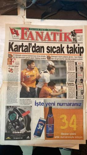 FANATİK SPOR GAZETESİ - TURKISH NEWSPAPER - DOĞUM GÜNÜ HEDİYESİ  - EKSİKSİZ TAM TAKIM GAZETE - 18 NİSAN 1999 - SAYI:1246 - ÜMİT - ARİF - OKAN - TAMER - BÜLENT - TOLUNAY - HAKAN ŞÜKÜR - ŞİFO MEHMET - GÜVEN TANER - MEHMET GENÇ - YUSUF DURSUN - CEMEN ABURAGİ - FATİH TERİM - KALLİ - ERTUĞRUL - AMOKACHI - - CİM BOM BEŞİNCİ VİTESTE - DURAN TOPLAR ZORLANMADI - MUHTEŞEM ARİF 3 KEZ PATLADI - KARTAL MEHMET’İN SIRTINDA - BEŞİKTAŞ KAPTANI ALİ ASUM - KARTAL’DAN SICAK TAKİP - KAPALI DEFANS ZORLADI - KALLİ’NİN ELİ DEĞİNCE - HEM LİG HEM KUPA - KALEDE ATAKAN - - GALATASARAY 5-2 ÇANAKKALE DARDANEL - BEŞİKTAŞ 1-0 ADANASPOR - FENERBAHÇE 66-49 GALATASARAY (BAYAN BASKETBOL) - ALTAY 3-0 İSTANBULSPOR - ERZURUMSPOR 2-1 GAZİANTEPSPOR - GENÇLERBİRLİĞİ 3-1 ANKARAGÜCÜ - BURSASPOR 4-0 SAMSUNSPOR - SAKARYASPOR 2-2 - - GALATASARAY - ÇANAKKALE DARDANEL - BEŞİKTAŞ - ADANASPOR - FENERBAHÇE - İSTANBULSPOR - ALTAY - ERZURUMSPOR - GAZİANTEPSPOR - GENÇLERBİRLİĞİ - ANKARAGÜCÜ - BURSASPOR - SAMSUNSPOR - SAKARYASPOR