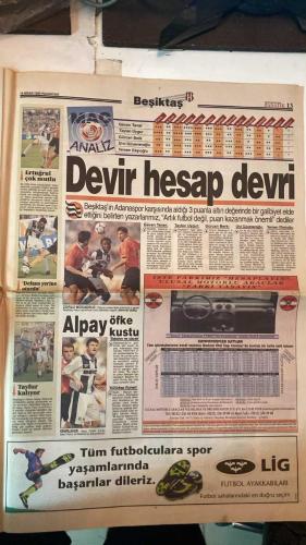 FANATİK SPOR GAZETESİ - TURKISH NEWSPAPER - DOĞUM GÜNÜ HEDİYESİ  - EKSİKSİZ TAM TAKIM GAZETE - 19 NİSAN 1999 - SAYI:1247 - FATİH TERİM - PIRRI (REAL MADRID SPORTİF DİREKTÖRÜ) - BAYRAM TUTUMLU - J. MARTINEZ - CÜNEYT KARAKAYA - RÜŞTÜ - LÖW - LAUDRUP - OGÜN - SİFO MEHMET - HARUN DOĞAN - KALLİ - ZAN TABAK - ARİF - GEREMI - CELAL GÜRCAN - POPOESCU - ERGUN GÜRSOY - CENGİZ KAPTAN - - REAL MADRID TERİM YAKINLAŞMASI - LÖW’ÜN YENİ SEZON BOMBASI - RÜŞTÜ’YE HAZIR OL - LAUDRUP TRANSFERİ - OGÜN’ÜN MR’I ÇEKİLDİ - SİFO’NUN SIRRI: HUZUR - HARUN DOĞAN AVRUPA ŞAMPİYONU - FENER-CİM BOM SON KEZ (BAYANLAR BASKETBOL FİNALİ) - KALLİ’YE YAN BAKILMIYOR - 2-2 EŞİTLİK VAR - ZAN TABAK BULLS YOLUNDA - ARİF İSPANYOLLARI BÜYÜLEDİ - GALATASARAY 1000 TARAFTAR ARIYOR - TERİM’DEN ÜÇ HAMLE - POPOESCU YETİŞİYOR - ASLAN DİNLENDİ - ÇÖZÜM İNÖNÜ’DE - KUSURA BAKMA OKAN - PRİM BEŞİKTAŞ MAÇINA SAKLANDI - ŞAMPİYONLUĞUN ŞARTI - MUTLAK GALİBİYET - - GALATASARAY 5-2 ÇANAKKALE DARDANEL - BEŞİKTAŞ 1-0 ADANASPOR - FENERBAHÇE 2-2 EZELİ R