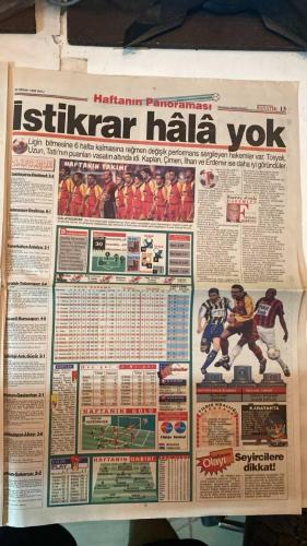 FANATİK SPOR GAZETESİ - TURKISH NEWSPAPER - DOĞUM GÜNÜ HEDİYESİ  - EKSİKSİZ TAM TAKIM GAZETE - 20 NİSAN 1999 - SAYI:1248 - AZİZ YILDIRIM - LÖW - ALİ YILDIRIM - MEHMET DEMİRCAN - KUNTER - DİLLİ - ORHAN YALINKAYA - SÜLEYMAN KARA - MURAT AKBAĞE - FAHRETTİN CUROĞLU - HAKAN ŞÜKÜR - CÜNEYT KARAKAYA - ERGUN GÜRSOY - BÜNYAMİN OSMAN - CELAL GÜRCAN - - KANARYA’DA TARİHİ TOPLANTI - SON KARAR ÇIKACAK - ÖNCELİKLE LAUDRUP - FENER SALTANAT YIKTI - KUPA’YI DEMİREL VERDİ - UEFA KUPASI’NDA RÖVANŞ GECESİ - 17 YAŞ MİLLİLERİ RİVA’DA KAMPTA - OHEN-SOLAR KELEPİR FİYATINA - LÖSEMİLİLERE 5.5 MİLYAR - HAKAN ŞÜKÜR’E PSG TALİP OLDU - FENERBAHÇE HAK ETTİ - TRABZON’DA OGÜN ŞOKU - UCHE’NİN VELİAHTI YİNE NİJERYA’DAN - PSG HAKAN’I İSTEDİ - GALATASARAY’DA TRABZON MESAİSİ - BABUNA İÇİN KAN VERDİLER - ALPER TABURCU OLDU - POPESCU TEK ÇALIŞTI - AVANTAJ ARTIYOR - BİR OKOCHA ETMEZ Mİ? - HAKEMLER ETKİLENİYOR - ASLAN’A BÜYÜK DESTEK - ŞAMPİYONLUĞUN ŞARTI - MUTLAK GALİBİYET - - FENERBAHÇE BAYANLAR 71-56 GALATASARAY BAYANLAR (BA