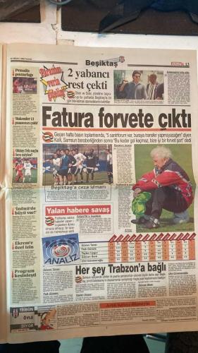FANATİK SPOR GAZETESİ - TURKISH NEWSPAPER - DOĞUM GÜNÜ HEDİYESİ  - EKSİKSİZ TAM TAKIM GAZETE - 25 NİSAN 1999 - SAYI:1253 - EROL BULUT - METİN TOKAT - ERHAN - NECATİ BİLGİÇ - SECİL ÖLGEN - CEMİL TURAN - SERGEN - MOSHOEU - TAYFUN - SERKAN - H. İBRAHİM - YUSUF DURSUN - EROL DEMİRKOL - BÜLENT UZUN - İSMAİL UYANIK - FELDKAMP - FATİH TERİM - - FENER ‘TOKAT’LANDI - KANARYA FIRSAT TEPTİ - KORKUNUN BEDELİ - EROL BULUT ÇOK KORKUTTU - AVNİ AKER’DE ZOR GECE - GELECEK YILA BAKALIM - PLAY-OFFTA HEYECAN SÜRÜYOR - ÇİÇEKLİ KARŞILAMA - YILMAZ: ŞEHRİN HEYECANI BİTMİŞ - FELDKAMP FORVETE ÇIKARDI - FATİH AKYEL’E TALİP - BEŞİKTAŞ SAMSUN ÖNÜNDE - 23 NİSAN COŞKUSU - ANTEP KÂBUSU BİTMEDİ - MOLDOVAN UMUTLANDIRDI - RÜŞTÜ OYNADI AMA BAŞARILI OLAMADI - - GAZİANTEPSPOR 2-2 FENERBAHÇE - BEŞİKTAŞ 0-0 SAMSUNSPOR - DENİZLİSPOR 1-0 VANSPOR - ŞEKERSPOR 2-3 GÖZTEPE - TUBORG 85-66 EFES PİLSEN (BASKETBOL) - BEŞİKTAŞ 56-74 TOFAŞ (BASKETBOL) - FENERBAHÇE 74-56 DARÜŞŞAFAKA (BASKETBOL) - - FENERBAHÇE - GAZİANTEPSPOR - BEŞİKTAŞ -