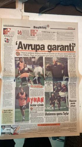 FANATİK SPOR GAZETESİ - TURKISH NEWSPAPER - DOĞUM GÜNÜ HEDİYESİ  - EKSİKSİZ TAM TAKIM GAZETE - 28 NİSAN 1999 - SAYI:1256 - EROL ERSOY - METİN TOKAT - SERDAR - ORHAN ERDEMİR - FELDKAMP - HANS PETER BRIEGEL - SÜLEYMAN SEBA - ALPAY - HAKAN ŞÜKÜR - CÜNEYT KARAKAYA - EROL DEMİRKOL - AZİZ YILDIRIM - LÖW - ABDULLAH KİĞILI - TURHAN SOFUOĞLU - SERGEN - MURAT ALAÇAYIR - GÜRBÜZ REFİOĞLU - ZEKİ PEKOĞLU - - ERSOY VE TOKAT’IN DİPİ ÇEKİLDİ - FELDKAMP’IN YENİ YARDIMCISI BRIEGEL - ALPAY YALANLADI - HAKAN 2000’DE YOLCU - ÖDÜL KIRGINI - GENÇLER LİGİ KALKIYOR - İNGİLİZLER’DEN KOSOVA’YA YARDIM - YILDIZLAR MİNDERDE - INGESSON OLMUYOR - FENER-DAÇKA TOFAŞ-BEŞİKTAŞ (BASKETBOL) - TÜRKİYE KUPASI ECZACIBAŞI’NIN (VOLEYBOL) - HAKAN ŞÜKÜR’ÜN NİKAHINA DEMİREL DAVETLİ - KELLE AVCISI LÖW - CİM BOM ÜLKER’E YETİŞTİ 89-74 - TRABZON DİSİPLİN’DE - ASLANLAR TEMKİNLİ - ÇİFT İDMAN YAPTILAR - PAF TAKIMI 10-1 MAĞLUP OLDU - TAVAN 600 MİLYAR - GANA’DAN 4 FUTBOLCU - KURBAN KESTİLER - SÜREN’DEN MORAL - ONAR’DAN İYİ HABER - ŞAMPİYONL