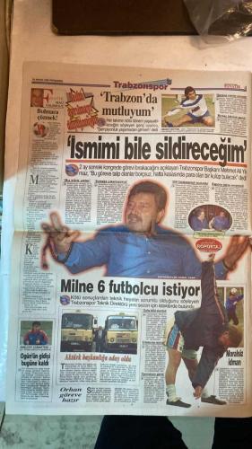 FANATİK SPOR GAZETESİ - TURKISH NEWSPAPER - DOĞUM GÜNÜ HEDİYESİ  - EKSİKSİZ TAM TAKIM GAZETE - 29 NİSAN 1999 - SAYI:1257 - MEHMET ALİ YILMAZ - PINI (REAL MADRID SPORTİF DİREKTÖRÜ) - FARUK SÜREN - BURAK ELMAS - YELDA SÜREN - POPOESCU - HAGİ - FATİH TERİM - HANS PETER BRIEGEL - SÜLEYMAN SEBA - ALPAY - HAKAN ŞÜKÜR - CÜNEYT KARAKAYA - EROL DEMİRKOL - AZİZ YILDIRIM - LÖW - ABDULLAH KİĞILI - TURHAN SOFUOĞLU - SERGEN - MURAT ALAÇAYIR - GÜRBÜZ REFİOĞLU - ZEKİ PEKOĞLU - - MEHMET ALİ YILMAZ TRABZON’U BIRAKIYOR - REAL MADRID VE BARCELONA KAPIŞIYOR - KALİTVINTSEV’İN DRAMI - DAVİS KUPASI’NDA RAKİP NORVEÇ - BAYAN RAKETLER MALTA’YI YENDİ - LÖSEMİLİLERE HEDİYE YAĞMURU - YELDA SÜREN VE BURAK ELMAS AŞKI - POPOESCU’NUN PARA İSYANI - HAGİ BASTIRIYOR - FENER VE TOFAŞ YARI FİNALDE - FENERBAHÇE HEDEFTEN ŞAŞTI - HAKEM YÜZÜNDEN KAPIŞTILAR - TERİM USULÜ MOTİVASYON - HAKAN GİDERSE SAFFET - SATMADAN OLMAYACAK - CİM BOM HAFTALIĞA BAĞLANDI - ALİ SAMİ YEN’İN KADERİ BAŞKENTTE - BORÇLAR TEMİZLENİYOR - RONALDO DÜĞÜNE G