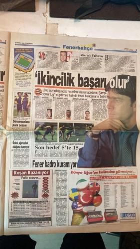 FANATİK SPOR GAZETESİ - TURKISH NEWSPAPER - DOĞUM GÜNÜ HEDİYESİ  - EKSİKSİZ TAM TAKIM GAZETE - 29 NİSAN 1999 - SAYI:1257 - MEHMET ALİ YILMAZ - PINI (REAL MADRID SPORTİF DİREKTÖRÜ) - FARUK SÜREN - BURAK ELMAS - YELDA SÜREN - POPOESCU - HAGİ - FATİH TERİM - HANS PETER BRIEGEL - SÜLEYMAN SEBA - ALPAY - HAKAN ŞÜKÜR - CÜNEYT KARAKAYA - EROL DEMİRKOL - AZİZ YILDIRIM - LÖW - ABDULLAH KİĞILI - TURHAN SOFUOĞLU - SERGEN - MURAT ALAÇAYIR - GÜRBÜZ REFİOĞLU - ZEKİ PEKOĞLU - - MEHMET ALİ YILMAZ TRABZON’U BIRAKIYOR - REAL MADRID VE BARCELONA KAPIŞIYOR - KALİTVINTSEV’İN DRAMI - DAVİS KUPASI’NDA RAKİP NORVEÇ - BAYAN RAKETLER MALTA’YI YENDİ - LÖSEMİLİLERE HEDİYE YAĞMURU - YELDA SÜREN VE BURAK ELMAS AŞKI - POPOESCU’NUN PARA İSYANI - HAGİ BASTIRIYOR - FENER VE TOFAŞ YARI FİNALDE - FENERBAHÇE HEDEFTEN ŞAŞTI - HAKEM YÜZÜNDEN KAPIŞTILAR - TERİM USULÜ MOTİVASYON - HAKAN GİDERSE SAFFET - SATMADAN OLMAYACAK - CİM BOM HAFTALIĞA BAĞLANDI - ALİ SAMİ YEN’İN KADERİ BAŞKENTTE - BORÇLAR TEMİZLENİYOR - RONALDO DÜĞÜNE G