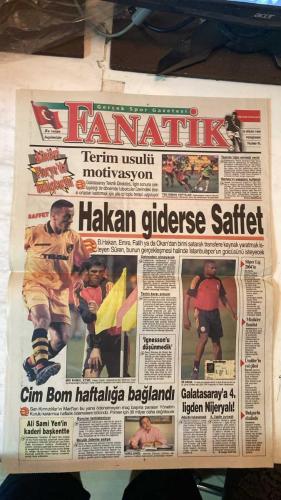 FANATİK SPOR GAZETESİ - TURKISH NEWSPAPER - DOĞUM GÜNÜ HEDİYESİ  - EKSİKSİZ TAM TAKIM GAZETE - 29 NİSAN 1999 - SAYI:1257 - MEHMET ALİ YILMAZ - PINI (REAL MADRID SPORTİF DİREKTÖRÜ) - FARUK SÜREN - BURAK ELMAS - YELDA SÜREN - POPOESCU - HAGİ - FATİH TERİM - HANS PETER BRIEGEL - SÜLEYMAN SEBA - ALPAY - HAKAN ŞÜKÜR - CÜNEYT KARAKAYA - EROL DEMİRKOL - AZİZ YILDIRIM - LÖW - ABDULLAH KİĞILI - TURHAN SOFUOĞLU - SERGEN - MURAT ALAÇAYIR - GÜRBÜZ REFİOĞLU - ZEKİ PEKOĞLU - - MEHMET ALİ YILMAZ TRABZON’U BIRAKIYOR - REAL MADRID VE BARCELONA KAPIŞIYOR - KALİTVINTSEV’İN DRAMI - DAVİS KUPASI’NDA RAKİP NORVEÇ - BAYAN RAKETLER MALTA’YI YENDİ - LÖSEMİLİLERE HEDİYE YAĞMURU - YELDA SÜREN VE BURAK ELMAS AŞKI - POPOESCU’NUN PARA İSYANI - HAGİ BASTIRIYOR - FENER VE TOFAŞ YARI FİNALDE - FENERBAHÇE HEDEFTEN ŞAŞTI - HAKEM YÜZÜNDEN KAPIŞTILAR - TERİM USULÜ MOTİVASYON - HAKAN GİDERSE SAFFET - SATMADAN OLMAYACAK - CİM BOM HAFTALIĞA BAĞLANDI - ALİ SAMİ YEN’İN KADERİ BAŞKENTTE - BORÇLAR TEMİZLENİYOR - RONALDO DÜĞÜNE G