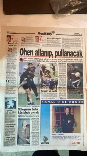 FANATİK SPOR GAZETESİ - TURKISH NEWSPAPER - DOĞUM GÜNÜ HEDİYESİ  - EKSİKSİZ TAM TAKIM GAZETE - 30 NİSAN 1999 - SAYI:1258 - OGÜN - BURÇAK - MÜFTÜ ERKASAP - LÖW - KLUIVERT - KAREMBEU - BALIÇ - SERDAR TATLISU - GÖKHAN METİN - AMOKACHI - HAEßLER - YUSUF DURSUN - GÜLTEN BALCI - OĞUZ SARVAN - HAGİ - POPOESCU - HASAN ŞAŞ - BÜLENT - OKAN - K.HAKAN - ÜMİT - EMRE - CÜNEYT KARAKAYA - - OGÜN EŞİNDEN AYRILIYOR - CİM BOM AFRİKA’DA - FENER’E 2 BOMBA - KLUIVERT VE KAREMBEU LİSTEDE - BALIÇ İLE TAKAS GÜNDEMDE - 4 VÜCUTÇUDA DOPİNG ÇIKTI - RIBBECK’İ KORKU SARDI - ÜLKER YARI FİNALİST - SERGEN FENERBAHÇE’DE KALIYOR - SAKARYASPOR SÜRPRİZ PEŞİNDE - AMOKACHI YARIN YOK - TERİM AZ ZAMANDA ÇOK İŞLER YAPTI - HAEßLER 1860 MÜNİH’TE - HAKAN’IN GÜNLÜĞÜ - DOPİNG KONTROLÜ - SARVAN DOSYASI - HAGİ İÇİN “GERÇEK LİDER” - SİYAH TÜRKLER NÜFUSA ALINDI - TERİM USULÜ MOTİVASYON - HAKAN GİDERSE SAFFET - SATMADAN OLMAYACAK - CİM BOM HAFTALIĞA BAĞLANDI - ALİ SAMİ YEN’İN KADERİ BAŞKENTTE - BORÇLAR TEMİZLENİYOR - RUMENLER DÖNDÜ - HAS