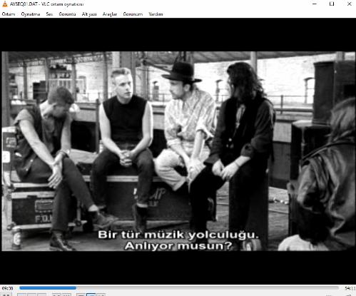 rattle and hum u2 vcd  (PC'de  denenmiştir/izlenmiştir)