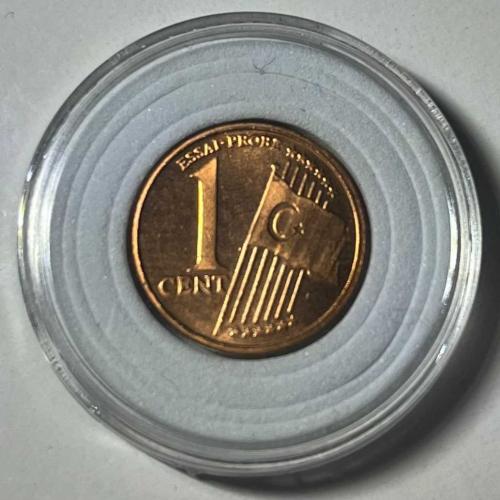 Türkiye Cumhuriyeti 2004 Türk Euro Hatıra Parası 1 Cent