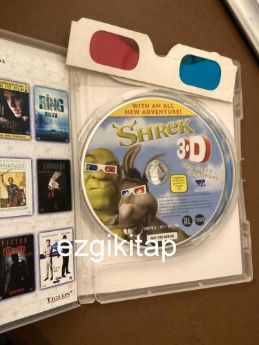 shrek dvd (PC'de denenmiştir/izlenmiştir)   (3 boyutlu gözlük)