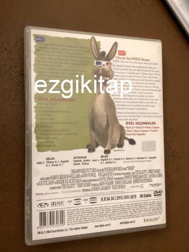 shrek dvd (PC'de denenmiştir/izlenmiştir)   (3 boyutlu gözlük)