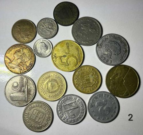 15 ADET KARIŞIK MADENİ PARA LOTU