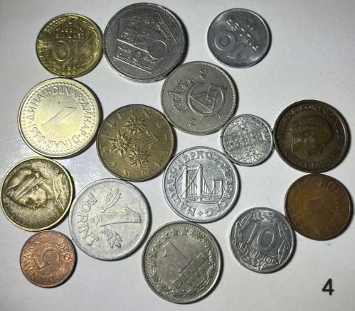 15 ADET KARIŞIK MADENİ PARA LOTU