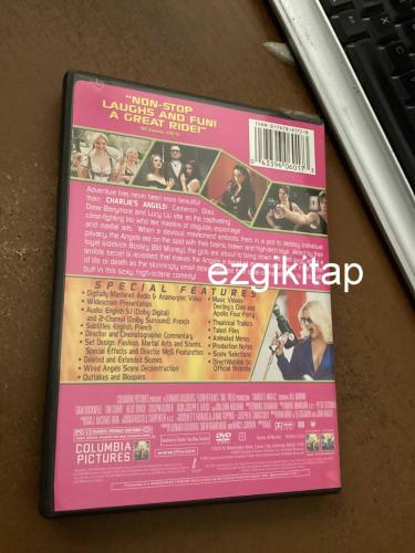 charlie's angels dvd   (ing)  (PC'de denenmiştir/izlenmiştir)  cameron diaz drew barrymore lucy liu bill murray tim curry