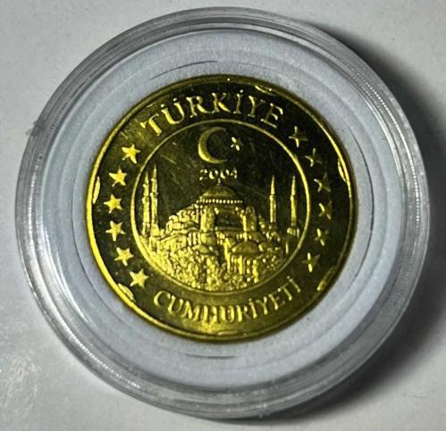 Türkiye Cumhuriyeti 2004 Türk Euro Hatıra Parası 20 Cent