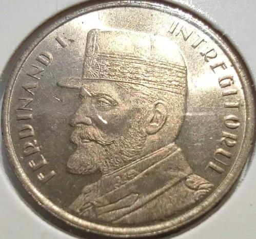 Romanya 50 Bani 2019 Kral I. Ferdinand Birleştirici Hatıra Parası Kapamasında