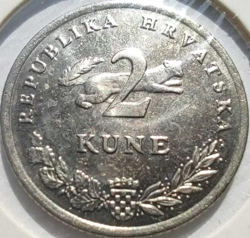Hırvatistan 2 Kuna 2018 Orkinos Balığı Temalı Bakır-Nikel Kapamasında