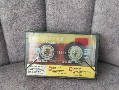 YAVUZ TOP DEYİŞLER-4 KASET. KONDİSYON YÜKSEK KOLEKSİYONLUK NADİR