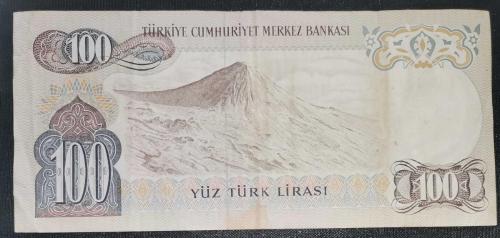 TÜRKİYE  100  TÜRK LİRASI  KAĞIT PARA