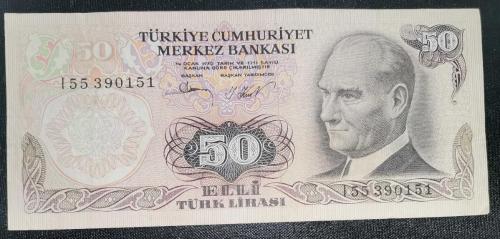 TÜRKİYE  50  TÜRK LİRASI  KAĞIT PARA