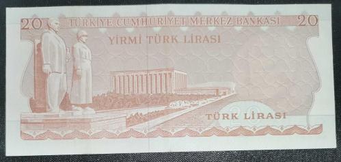 TÜRKİYE  20  TÜRK LİRASI  KAĞIT PARA