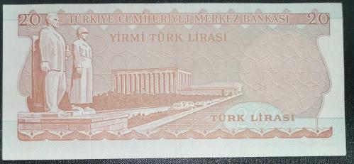 TÜRKİYE  20  TÜRK LİRASI  KAĞIT PARA
