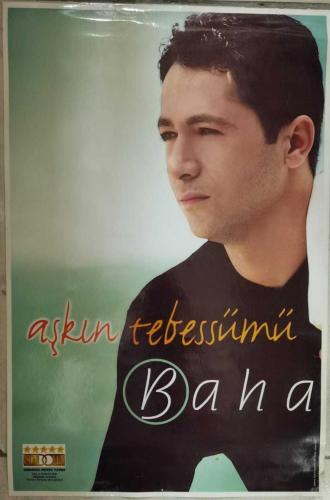 KASET/CD TANITIM AFİŞİ * BAHA * AŞKIN TEBESSÜMÜ * 32X49 CM