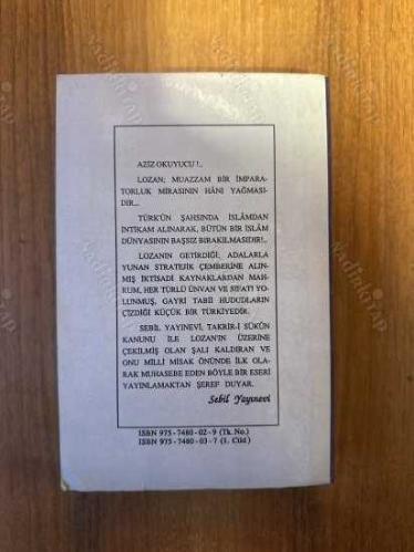 Lozan Zafer mi, Hezimet mi / Cilt 1