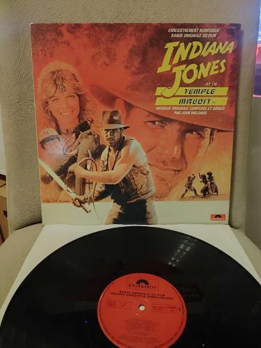INDIANA JONES et le Temple Maudit - Soundtrack Albüm - 1984 Fransa Basım Nadir LP Plak