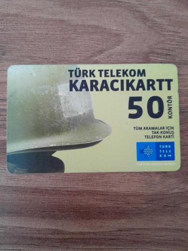 Karacı Kart 50 Kontör Mayıs 2013 Çipli Telefon Kartı