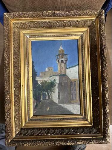 Antika Koleksiyonluk Oryantalist 110-150 yıllık yağlı boya tablo