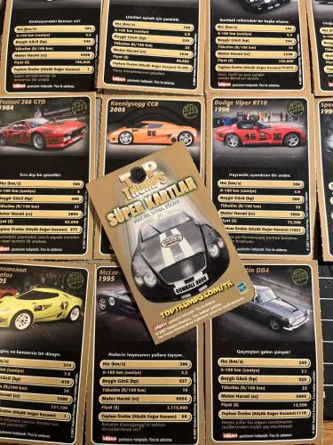 2007 Top Trumps Süper Kartlar Gumball 3000 Arabaları