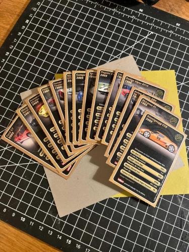 2007 Top Trumps Süper Kartlar Gumball 3000 Arabaları