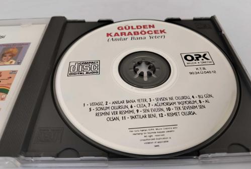 Gülden Karaböcek - Anılar Bana Yeter (Dönem CD)