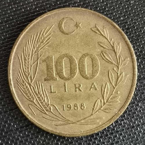 TÜRKİYE  1988    100  LİRA