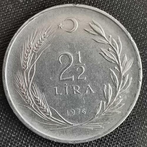 TÜRKİYE  1976   2,5  LİRA