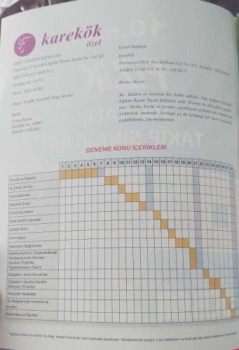 KAREKÖK YAYINLARI, 10. SINIF FİZİK Haftalık Takip Sınavları (Müfredat: 2025-2026)