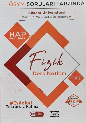 FRAGMAN YAYINLARI, ÖSYM SORULARI TARZINDA HAP BİLGİLERLE FİZİK DERS NOTLARI TYT