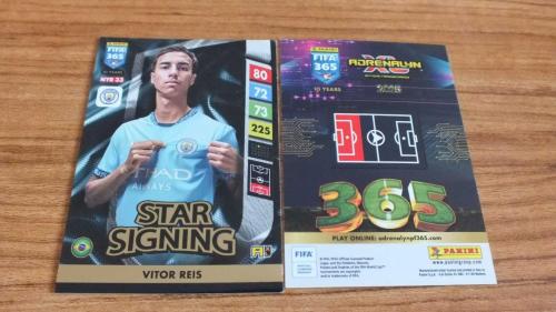 2025 Panini FIFA 365 Vitor Reis Manchester City Star Signing / Upgrade Kart No:NYR33
