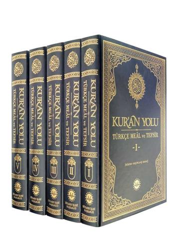 KUR'AN YOLU TÜRKÇE MEAL VE TEFSİRİ 5 CİLT TAKIM-DİB-