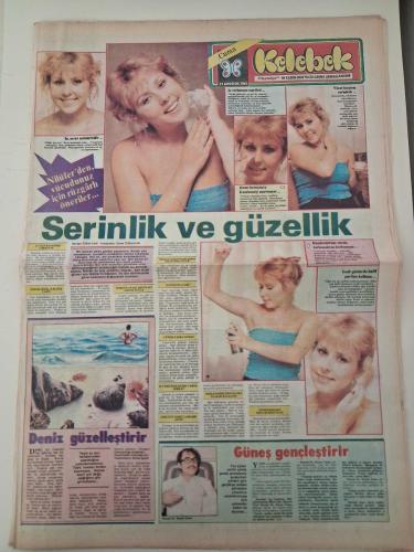 HÜRRİYET Kelebek 19 AĞUSTOS 1983, CUMA ( NİLÜFER; SERİNLİK VE GÜZELLİK / 3 FOTOROMAN )