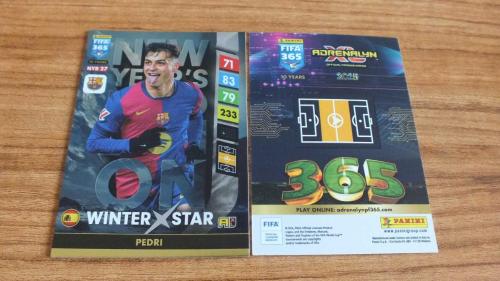2025 Panini FIFA 365 Pedri FC Barcelona Winter Star / Upgrade Kart No:NYR27