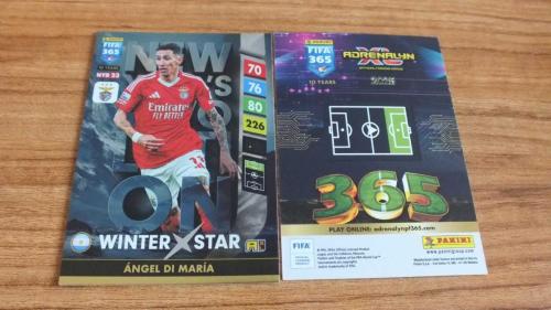 2025 Panini FIFA 365 Ángel Di María Benfica Winter Star / Upgrade Kart No:NYR23