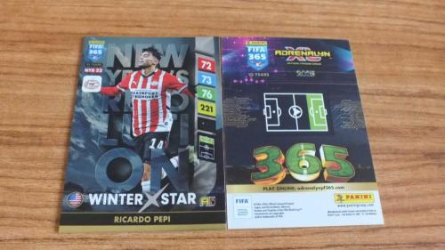 2025 Panini FIFA 365 Ricardo Pepi PSV Eindhoven Winter Star / Upgrade Kart No:NYR22