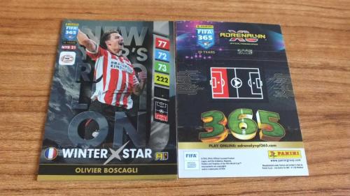 2025 Panini FIFA 365 Olivier Boscagli PSV Eindhoven Winter Star / Upgrade Kart No:NYR21